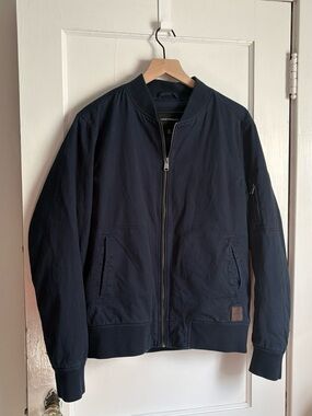 Lucky Brand Navy Blue Men's Bomber Jacket